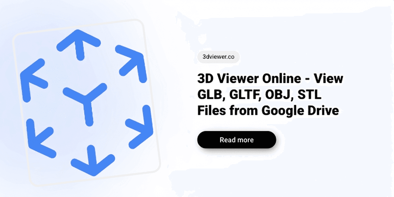3D Viewer For Google Drive