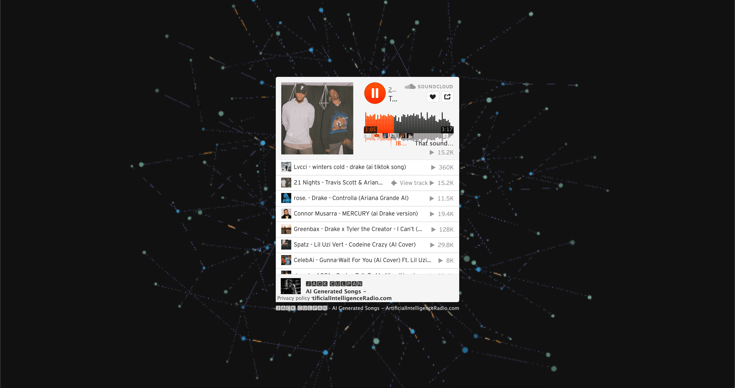 Artificial intelligence radio