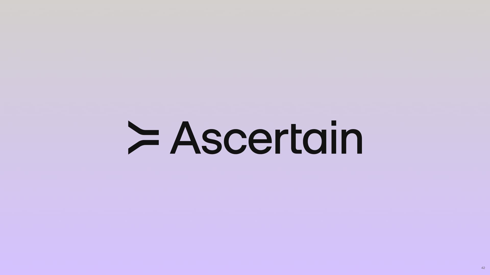 Ascertain