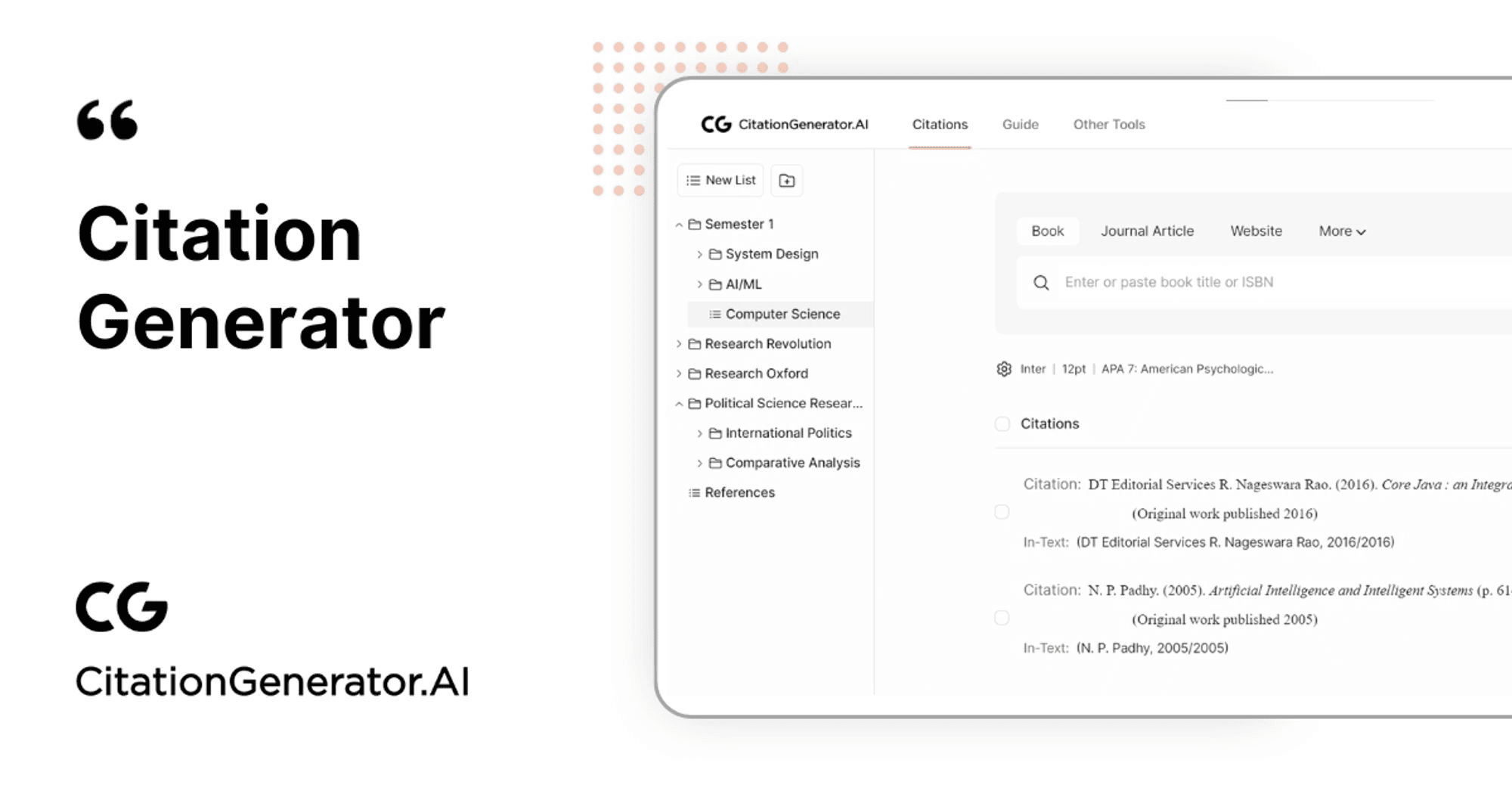 Citation Generator AI