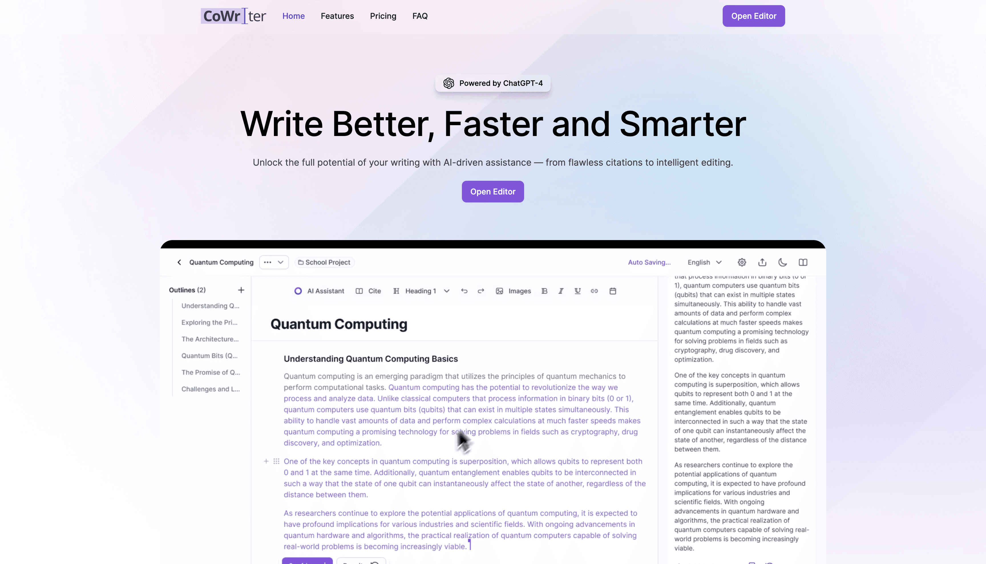 CoWriter AI v2.0.1