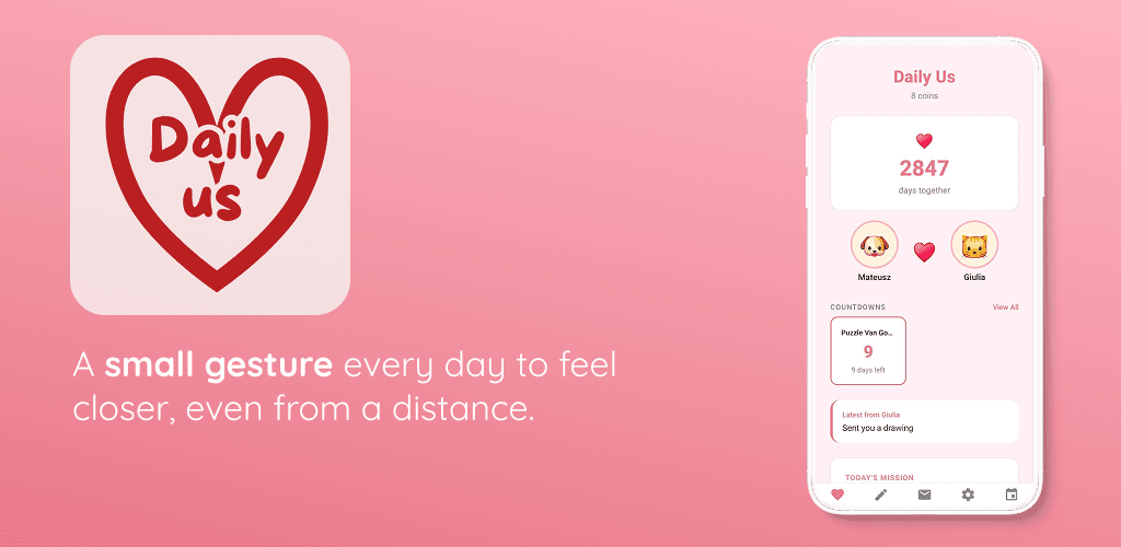 Daily Us: love app for Couples