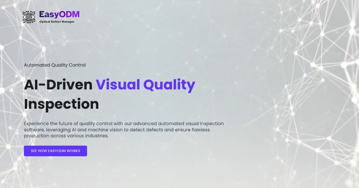 EasyODM.tech - Machine Vision Software