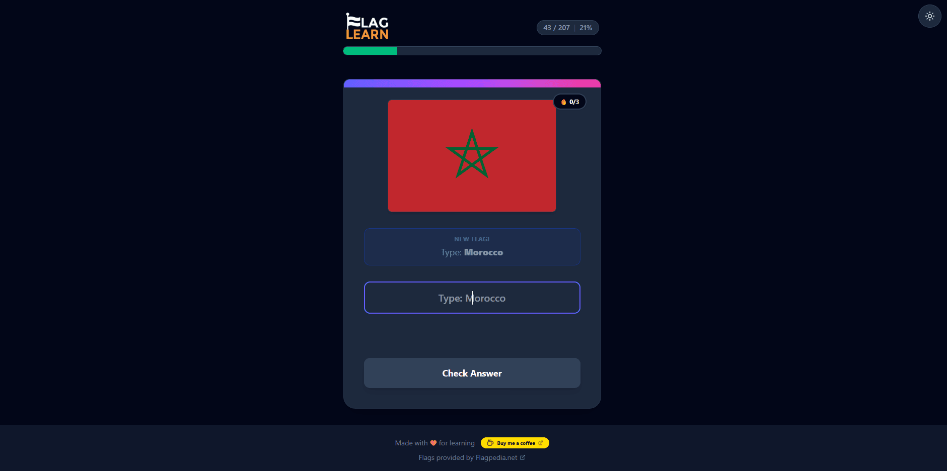 Flag Learn