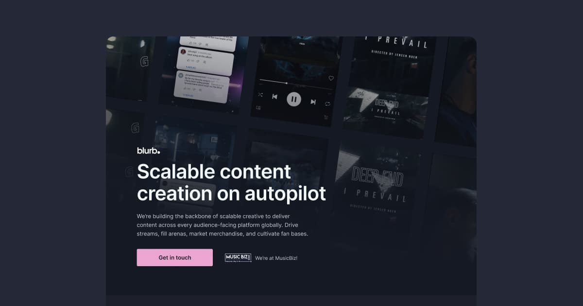 Blurb.fm
