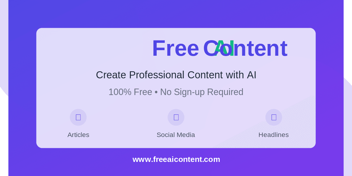 Free AI Content