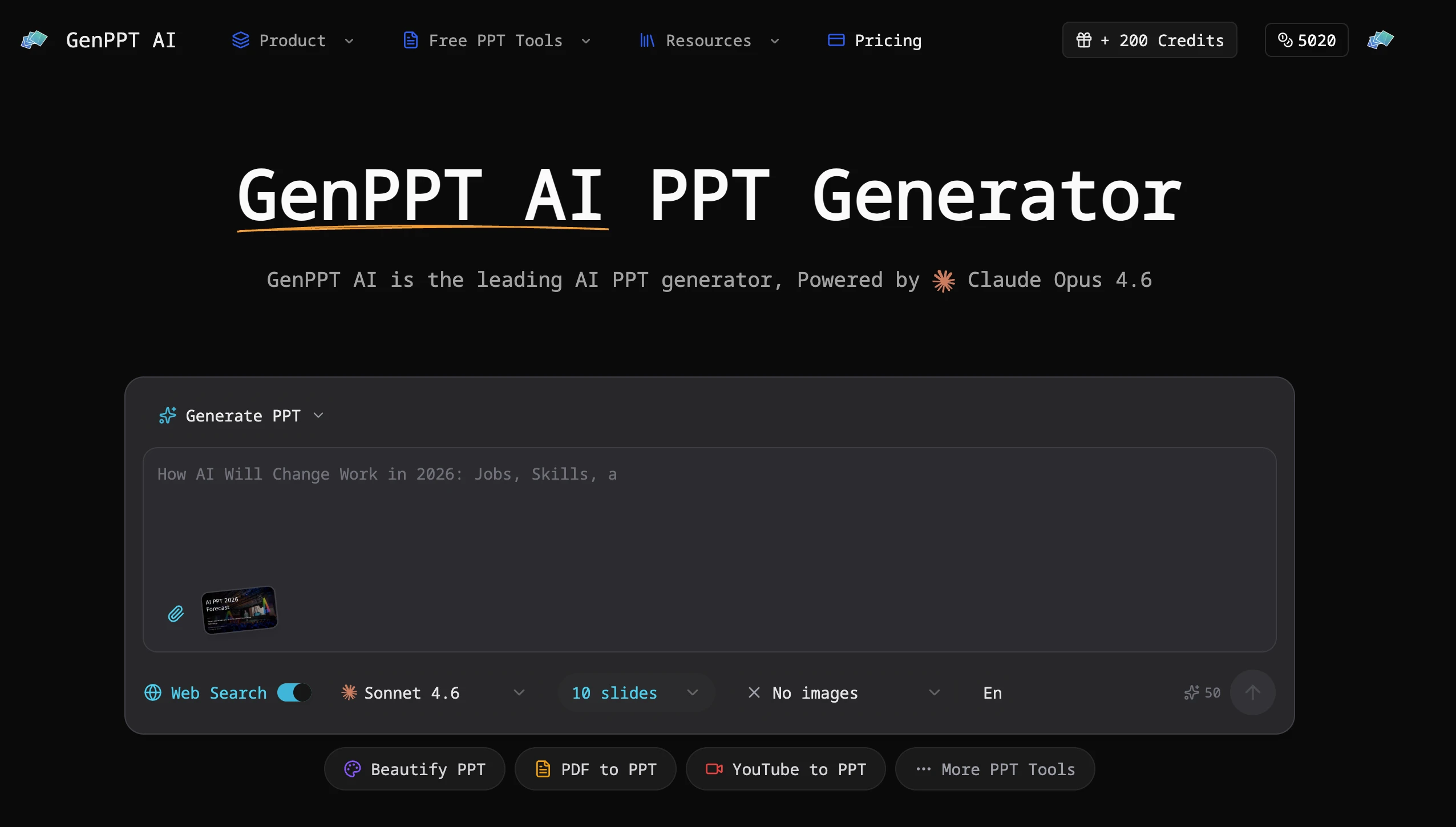 GenPPT AI