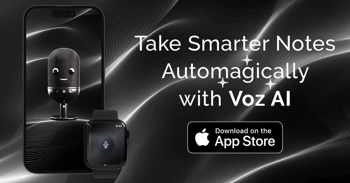 Voz AI Note Taker
