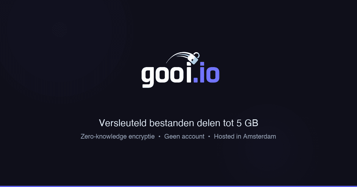 Gooi.io