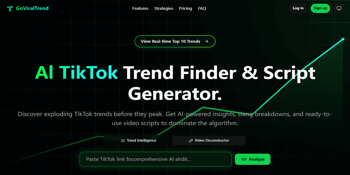 GoViralTrend - Al TikTok Trend Finder