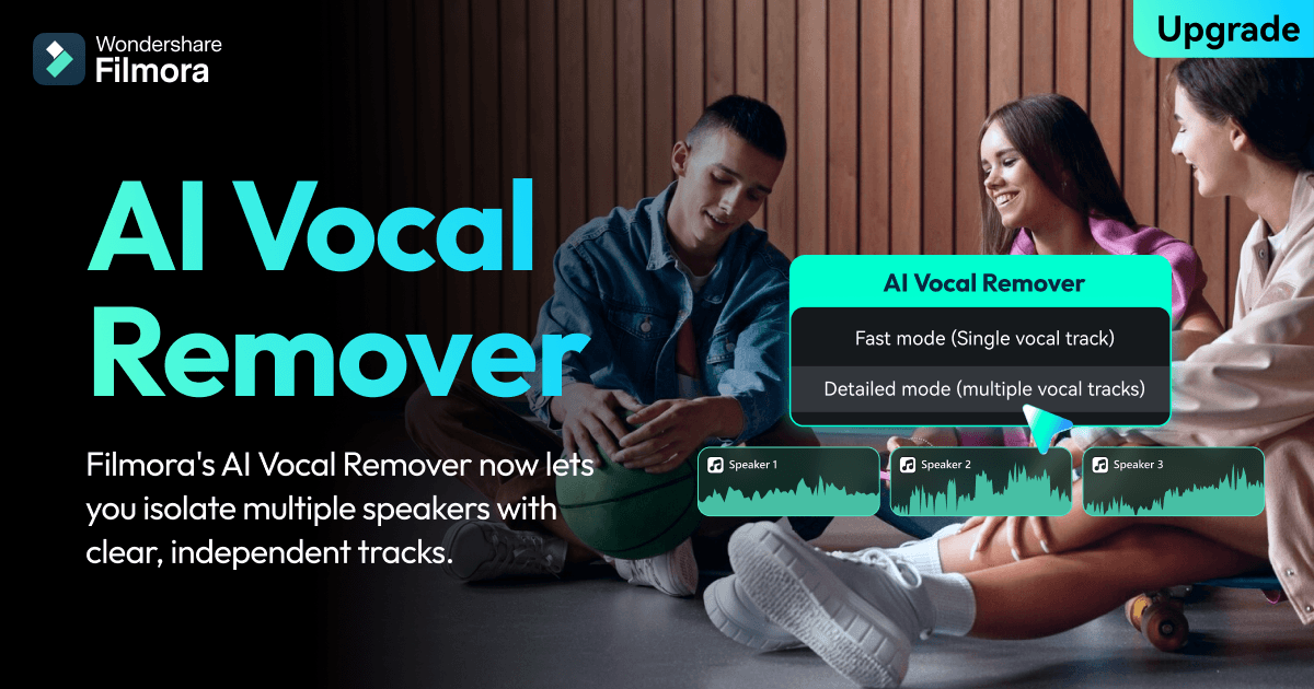 AI Vocal Remover - Filmora
