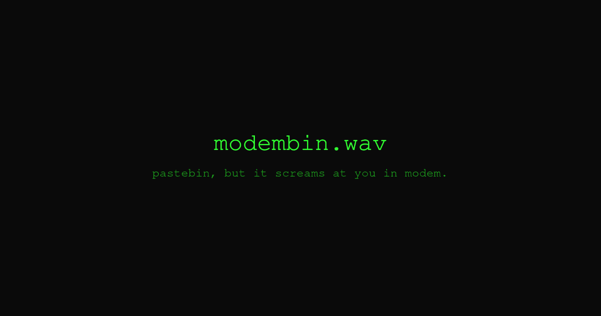 Modembin