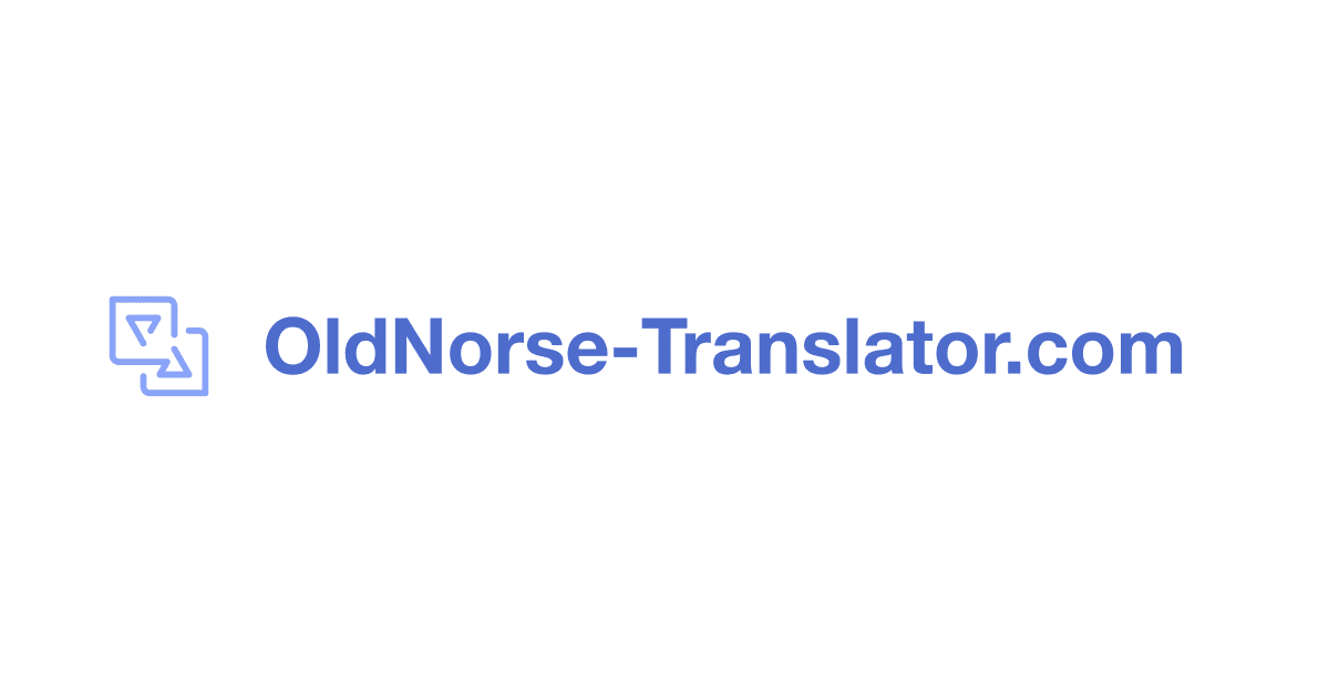 Old Norse Translator