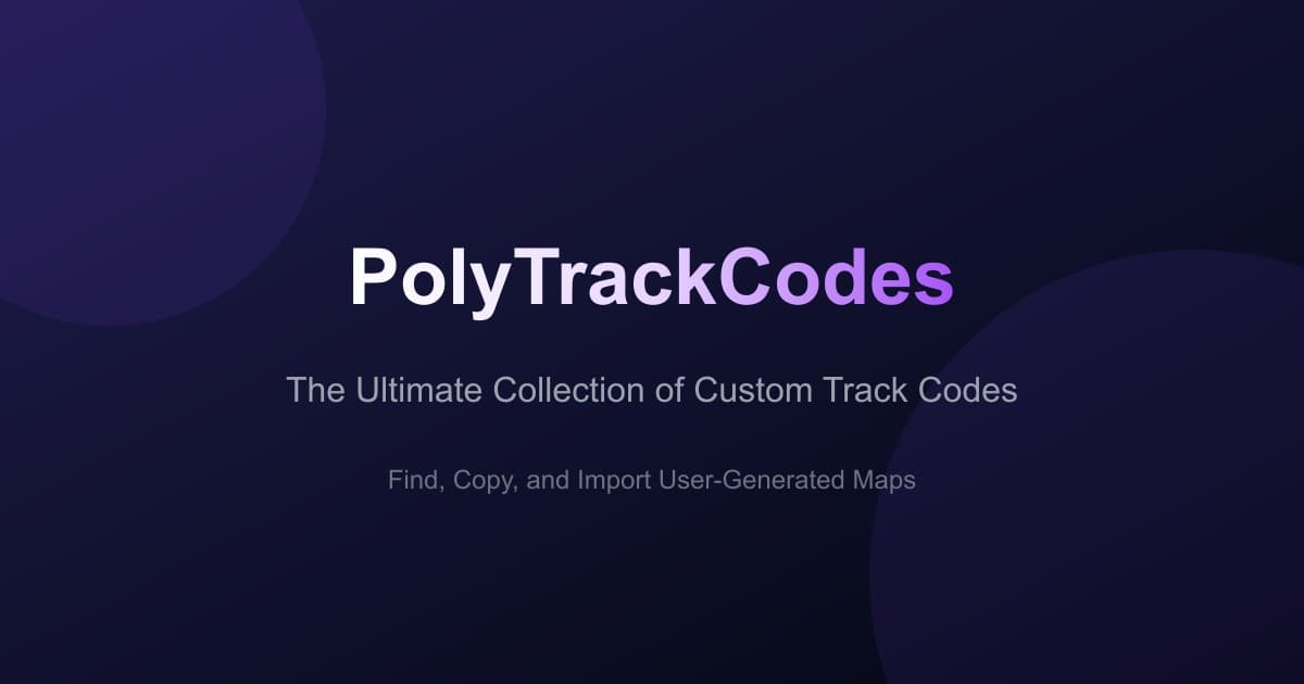 PolyTrackCodes