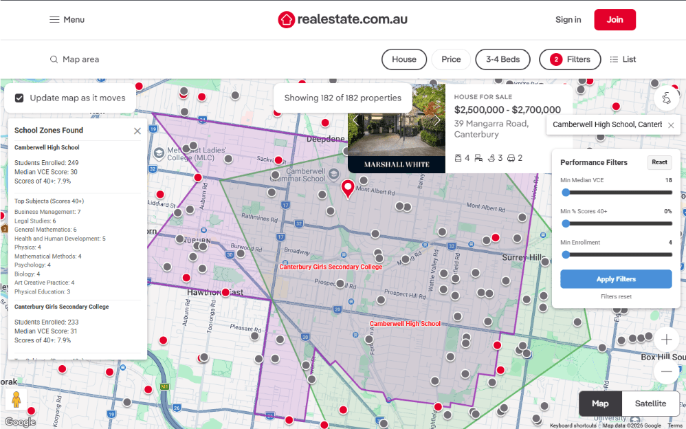 School Zone Finder