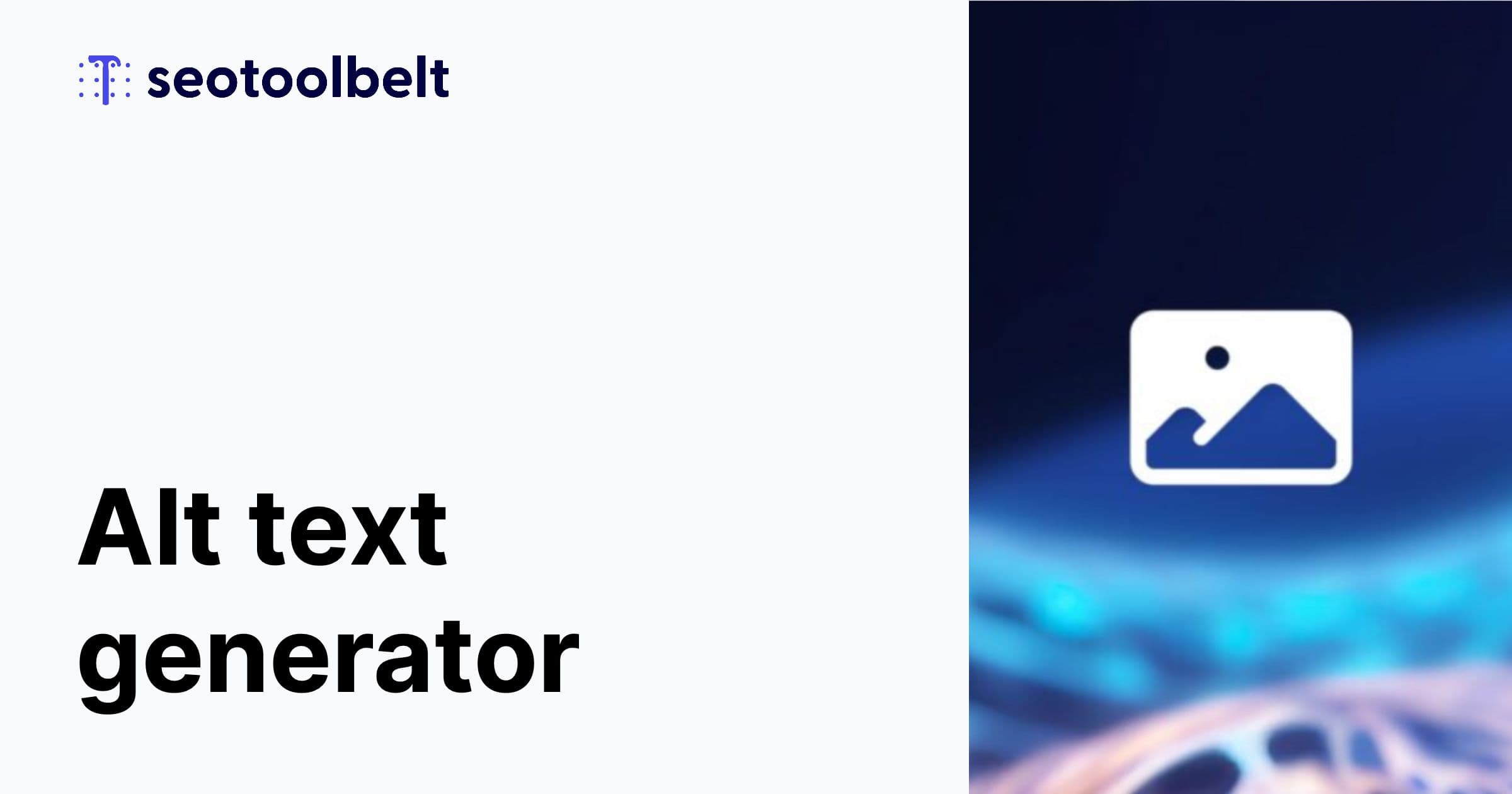 Alt text generator