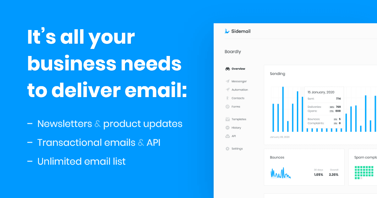 Email Validator by Sidemail
