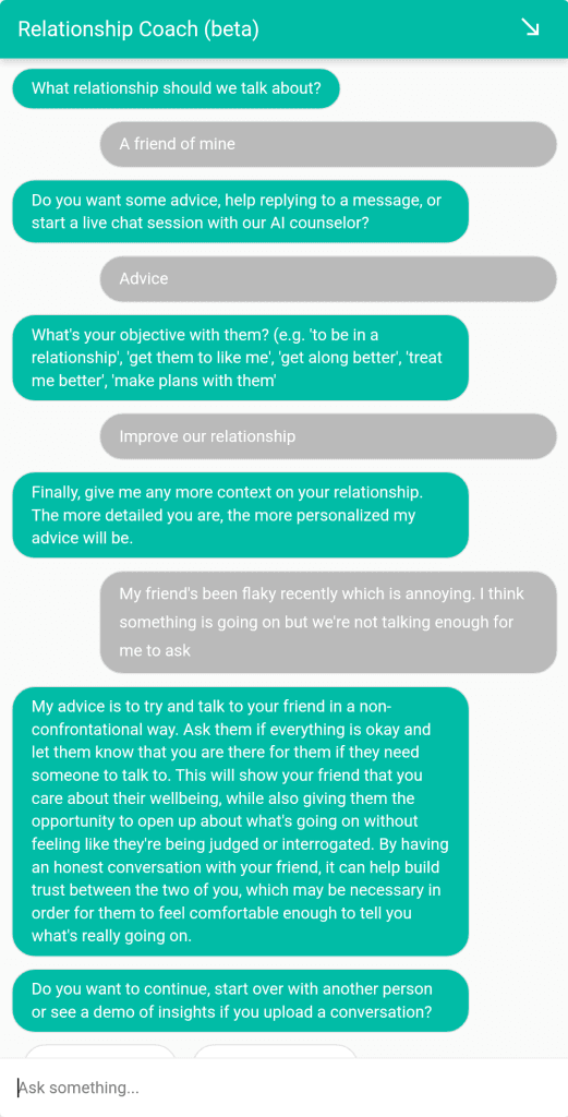 Chat with AI Life Coach