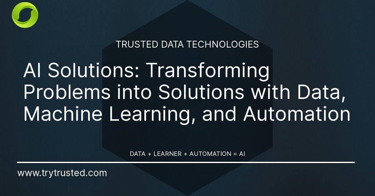 Trusted Data Technologies