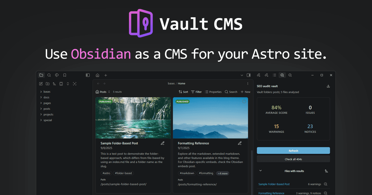Vault CMS