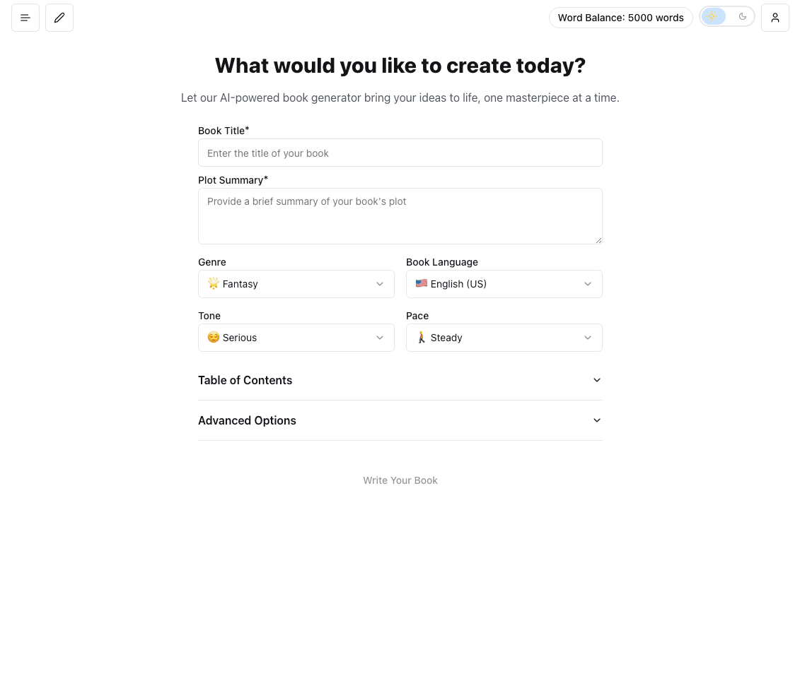 AI Book Generator