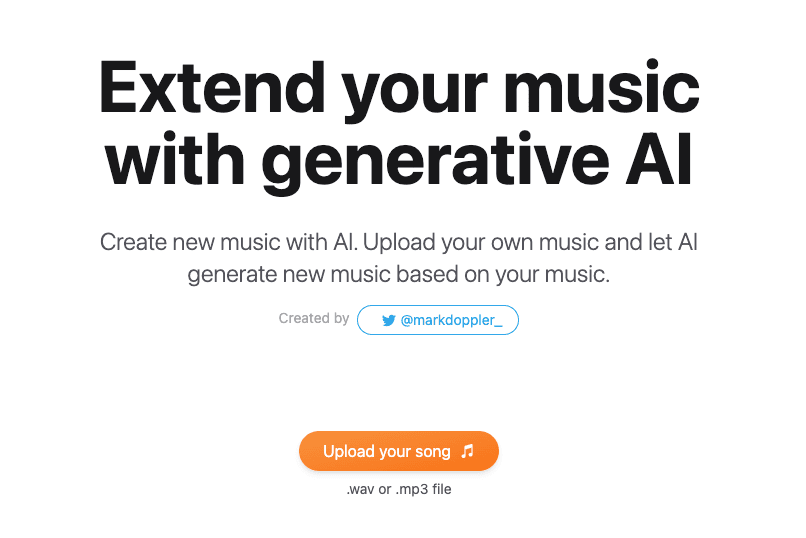 Extend music
