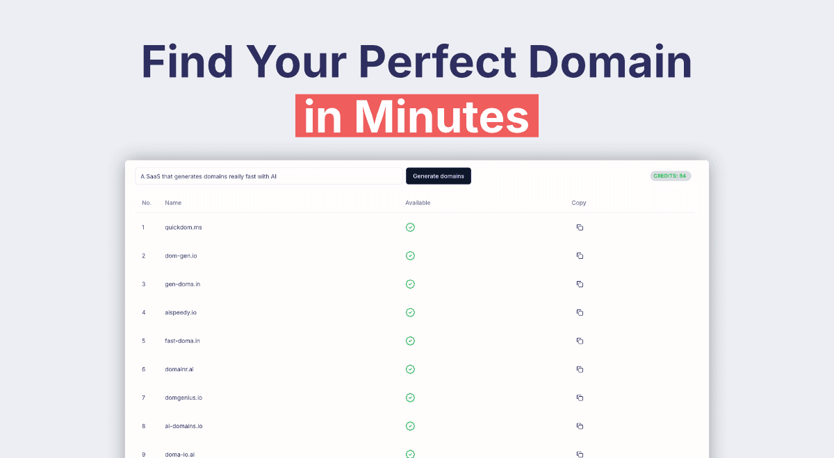 Fast Domain