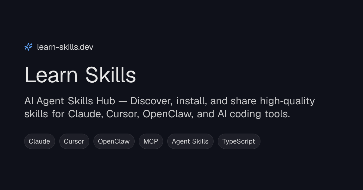 Learn Skills