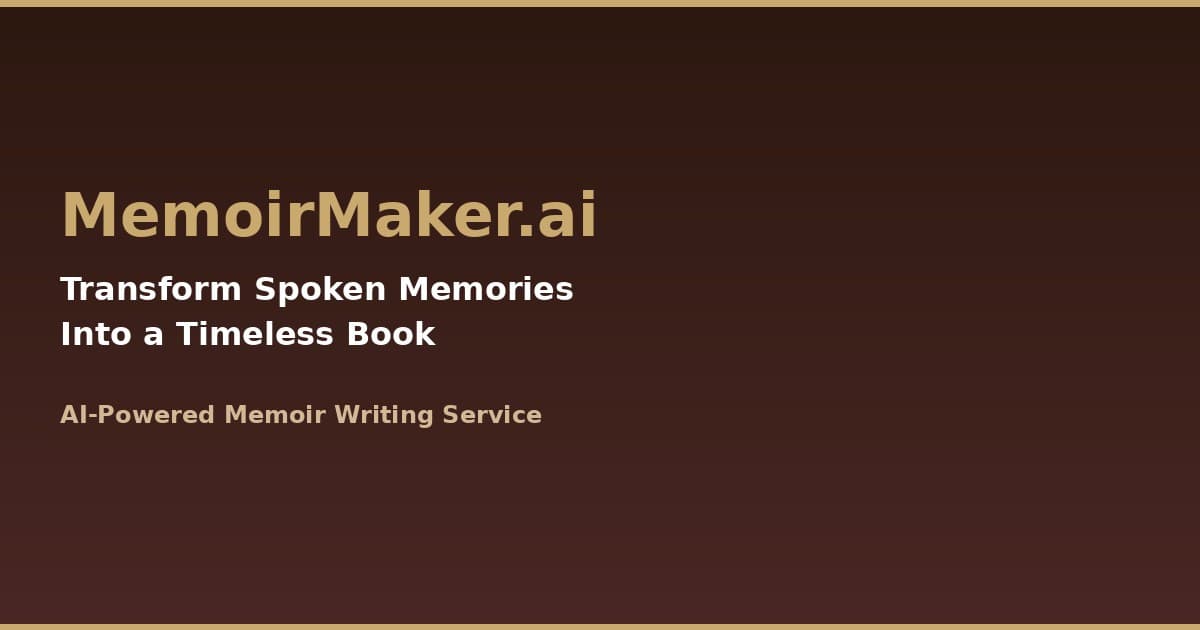 Memoir Maker