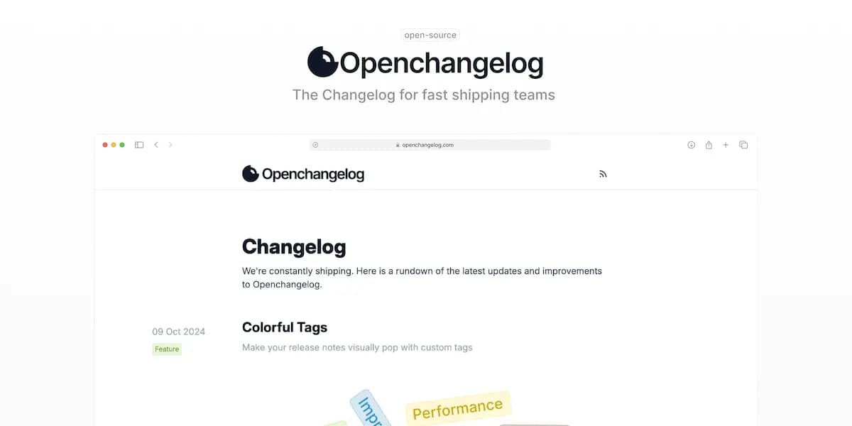 Openchangelog