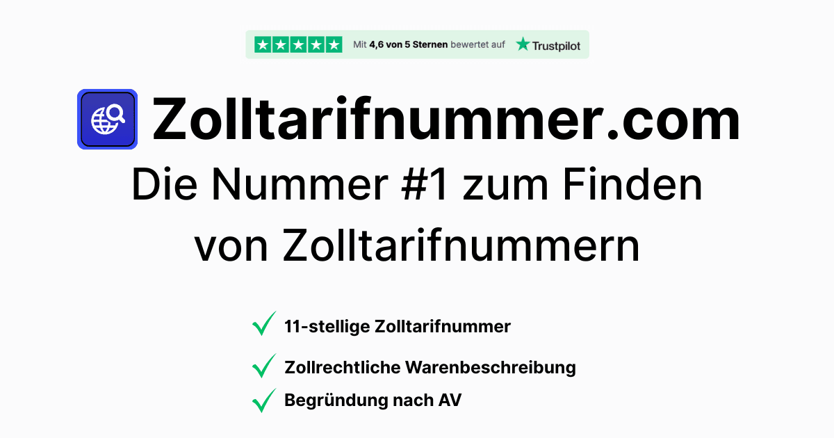 Zolltarifnummer Finden